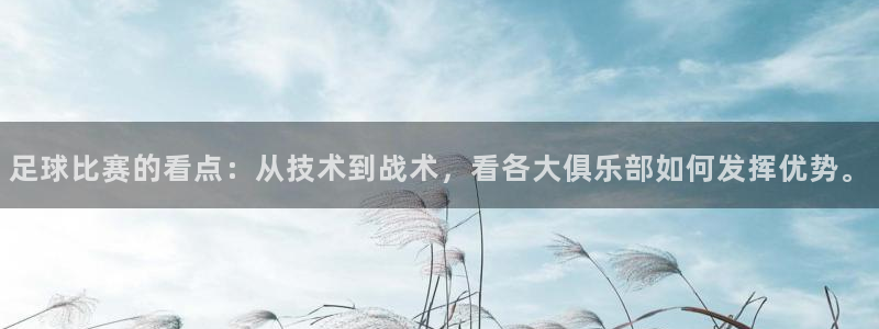  足球比赛的看点：从技术到战术，看各大俱乐部如何发挥优势。