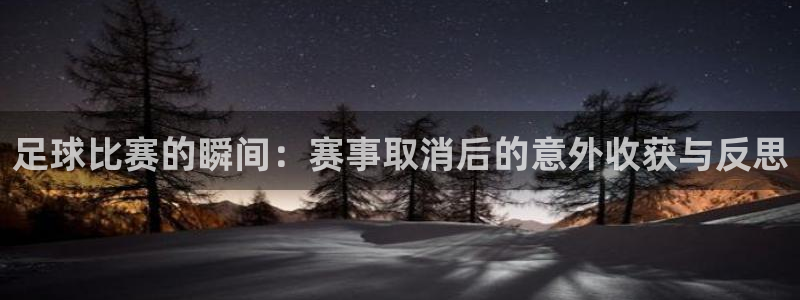  足球比赛的瞬间：赛事取消后的意外收获与反思