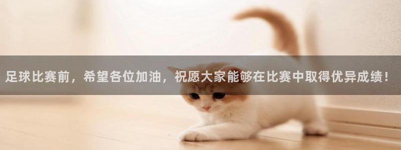  足球比赛前，希望各位加油，祝愿大家能够在比赛中取得优异成绩！